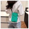 Literary small fresh and light nylon cloth messenger mobile phone bag women's casual versatile mini cute small square bag