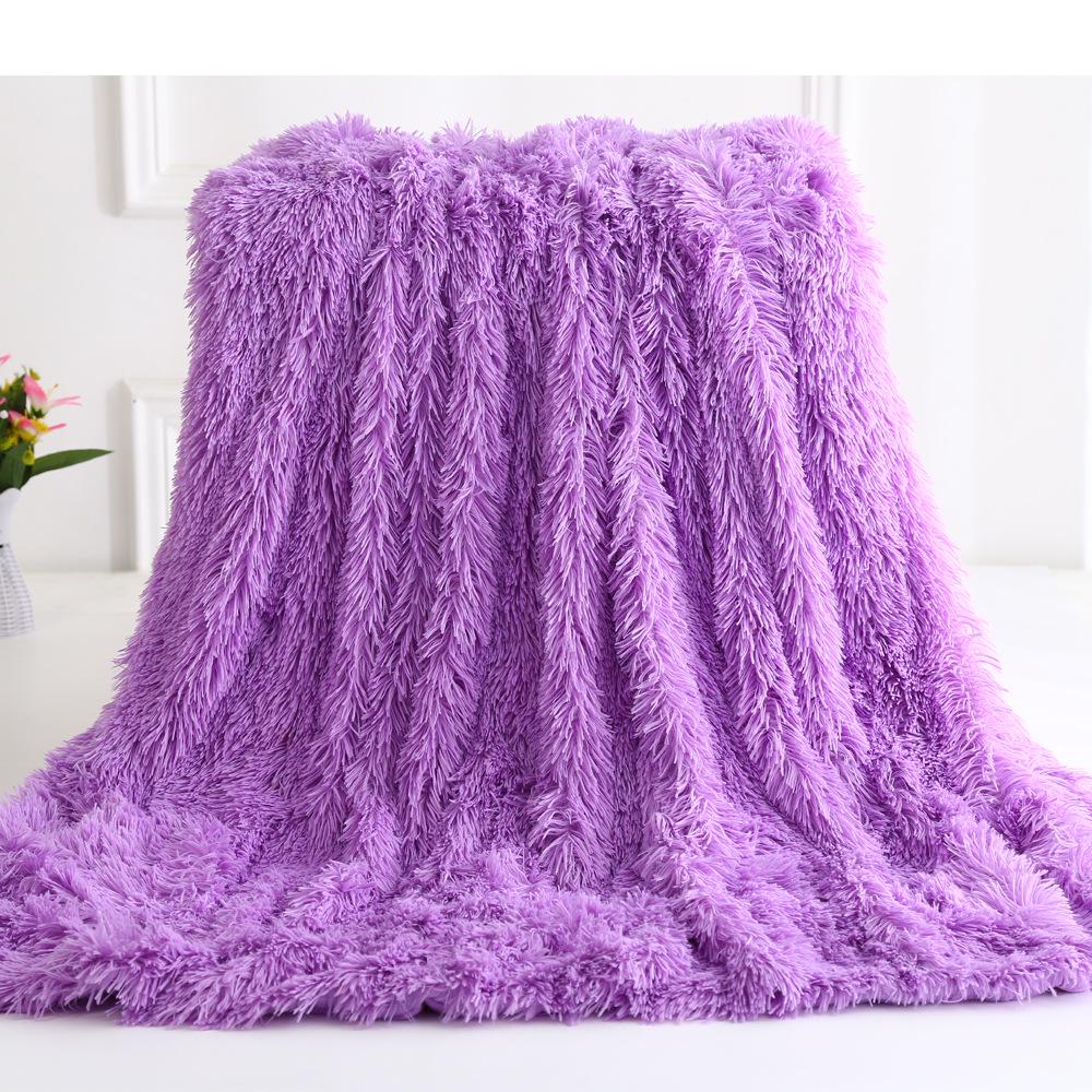 All Seasons Bedroom Warm Blanket Solid Color Blanket Studio Shooting Supplies Air Conditioner Blanket