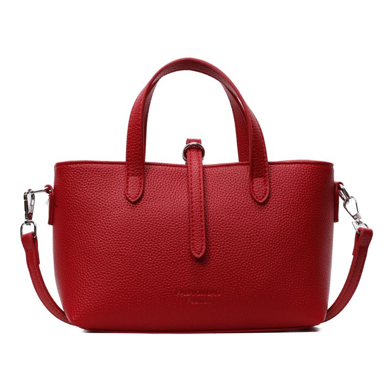 

Summer Fashi Advanced Sense Ccise Solid Color PU Shoulder Bags 2026 Light Luxury Large Capacity Versatile Crossbody Bags бордовий