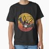 Vintage Retro Sunset Bat Retro Bat Gifts Class Made In Usaaus Tshirt S2xl