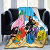 1pc, "Barbapapa Family Throw Blanket, Soft & Cozy Home Decor for Couch, Bed, Travel, Camping, Car, Beach, Office Nap, Perfect Gift for Friends"B017