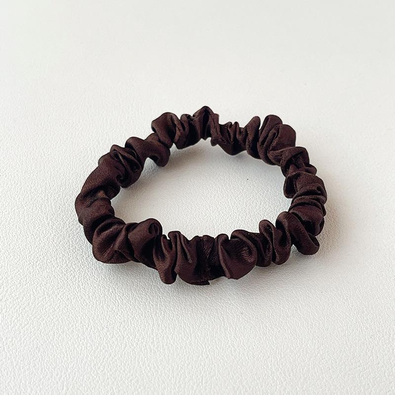 Satin Cloth Art Large Intestine Hair Band European and American Headrope Hair Accessories Simple Headband Head Flower Rubber Band Hair Accessories