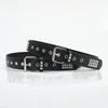 Punk Men'S And Women'S Belts, Square Pyramid Rivets With Jeans, Suit Belts