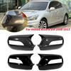 For Honda Accord 8th 2008 2009-2013 ABS Plastic Car Rearview Side Mirror Cover Wing Cap Exterior Door Trim Adhesive Sticker