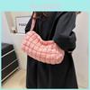 Fashionable Casual Crossbody Small Bag 2023 Winter New Simple Stylish Underarm Bag Street Trend Oxford Cloth Tote Bag