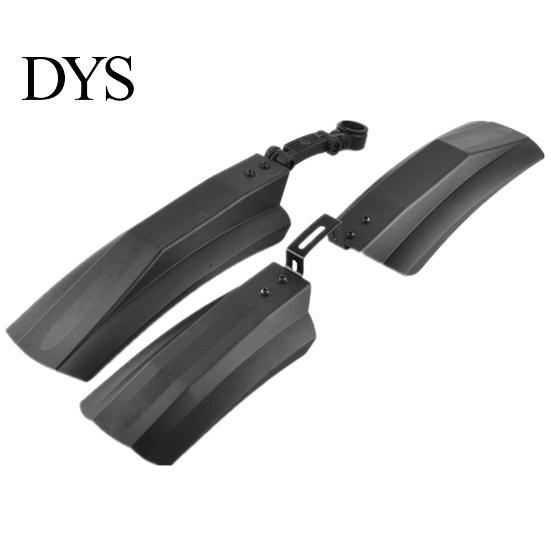 Bicycle Fender 2Pcs Mudguard Wear-resistant Indeformable Black Bike Mud Guard Parts Front Rear for Fatbike Cycling