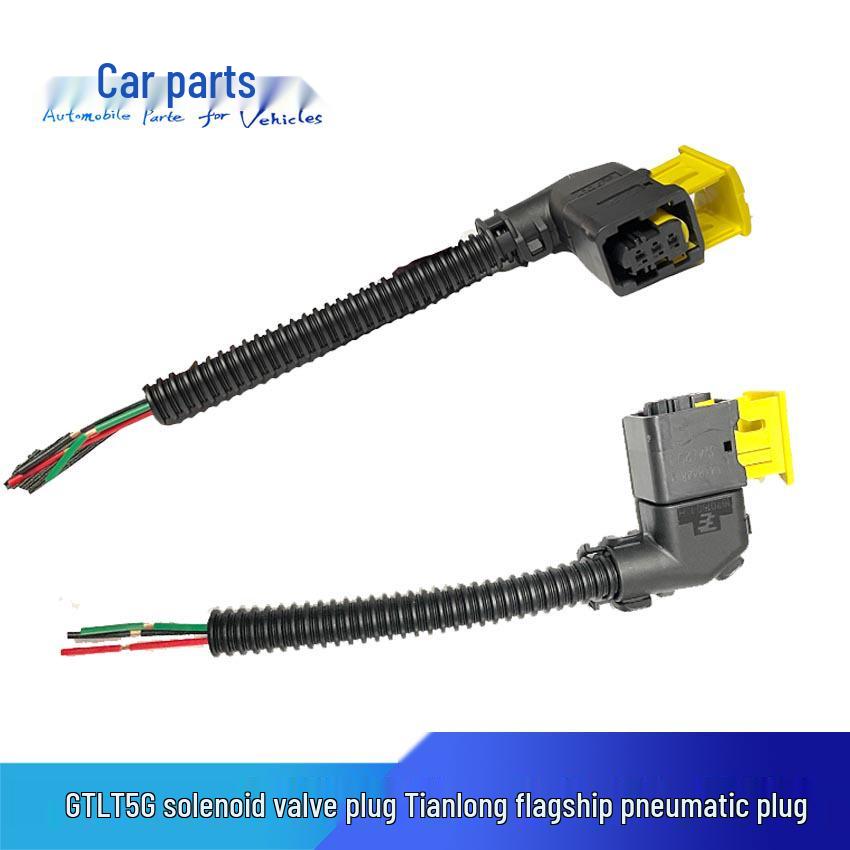 Auman GTL ETX T5G Lock Bridge Solenoid Valve & Tianlong Flagship Air Pressure Sensor Socket Car Side
