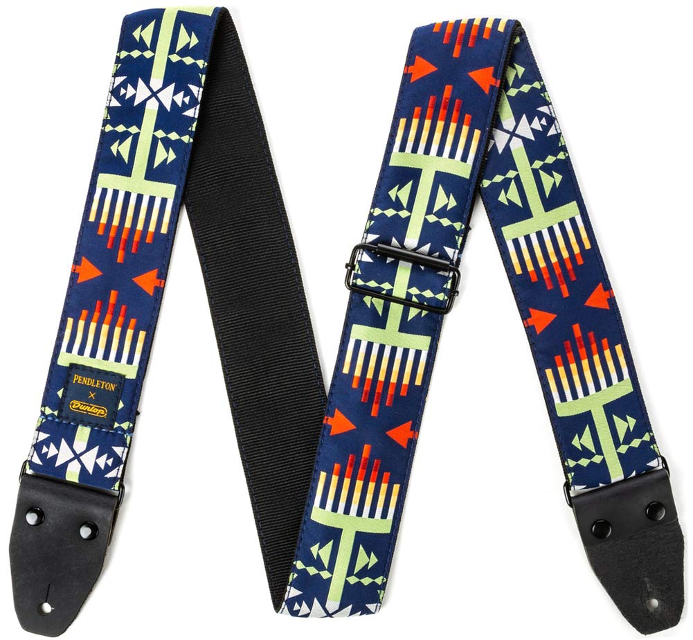 Jim Dunlop Jim Dunlop PWM09 Pendleton x Dunlop Arrow Revival Jacquard Strap Guitar Strap Blue