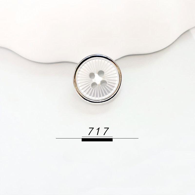 Resin Button Shirt, Thin Edge Four-Eye Buttons, Children'S Buttons, High-End Cardigan, Sweater Buttons.