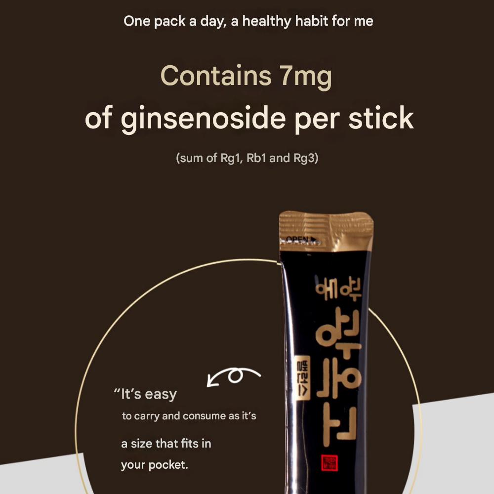 [Gift Set] Kwangdong Pharmaceutical Gwang-Ok-Go Balance Red Ginseng 300ml(10ml x 30 Pouches) + Exclusive Shopping Bag, 1 Set