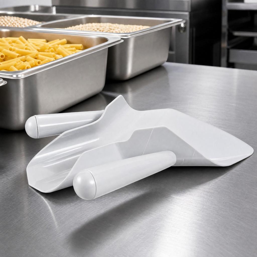 Plastic Food Scoop Smooth French Fry Multi-Purpose for Concession Stand