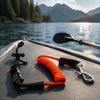 Shock Cord Kayak Paddle Leash with Ti Alloy Clip Kayak Tether  Outdoor Adventure
