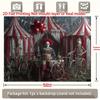 2D Creepy Clown Background for Horror Themed Events and Photoshoot