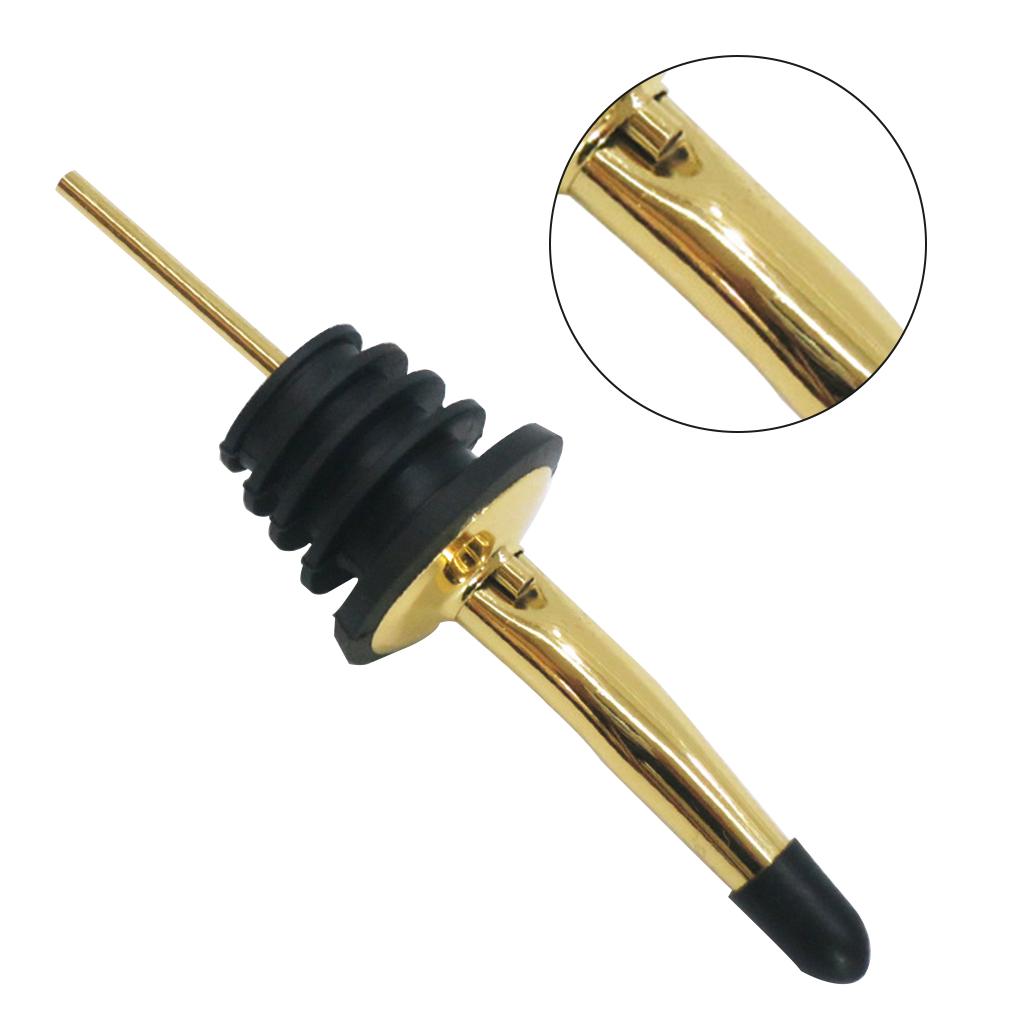 2pcs Wine Pourer Reusable Pourer Dustproof Stainless Pouring Tool for Home Pub