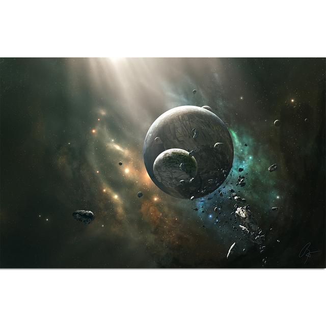 Earth Poster Cosmic Nebula Starry Sky Space Wall Canvas Painting Picture for Living Room Decor Posters and Prints with Unframed