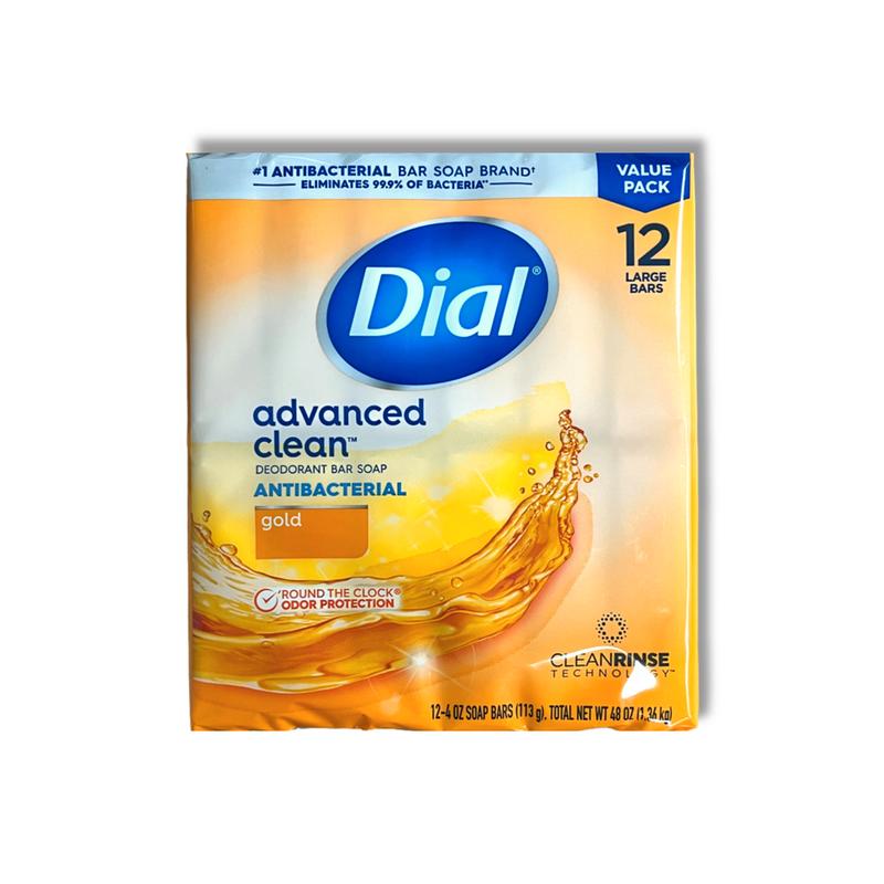 Dial Gold Soap Cleansing Face Wash Antibacterial Soap, 113g, 12 pcs