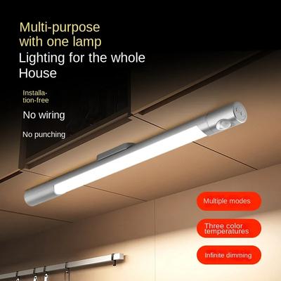 Intelligent Sensing Cabinet Light Rotating Plug-in Charging 1800mAh Large Capacity Wardrobe Light