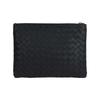 Bottega Veneta Woven Fringe Lambskin Clutch Women clutch Black 749922VCPP38425