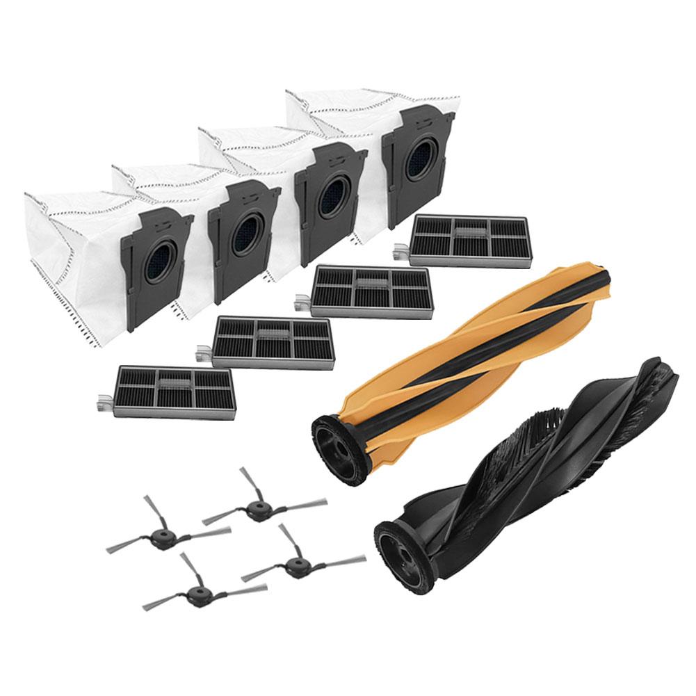 

16pcs Main Side Brushes Rollers Filters Dust Bags Accessory Set For Mova Z60 Ultra Roller Complete Robot Vacuum Cleaner China Mainland