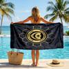 Toalla de Playa de Secado Rápido Portsmouth FC Impresa Microfibra Absorbente Portátil de Viaje Toalla de Natación
