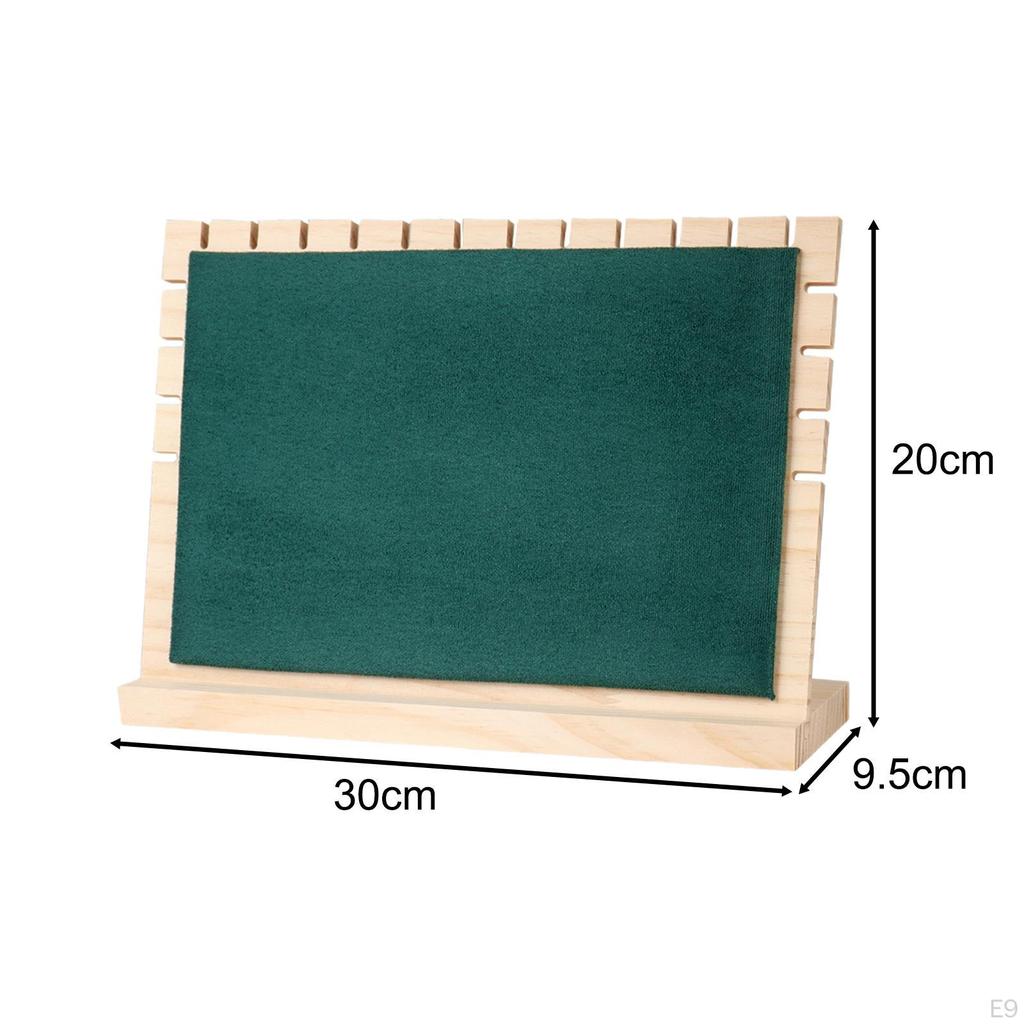 Elegant Wooden Jewelry Stand for Necklace Organization In Home Or Store