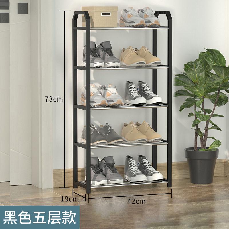 5/4/3 Layers Simple Shoe Rack Dust-proof Storage Shoe Cabinet Multi-layer Assembly Home Door Shoe Shelf Dormitory Organizer Rack