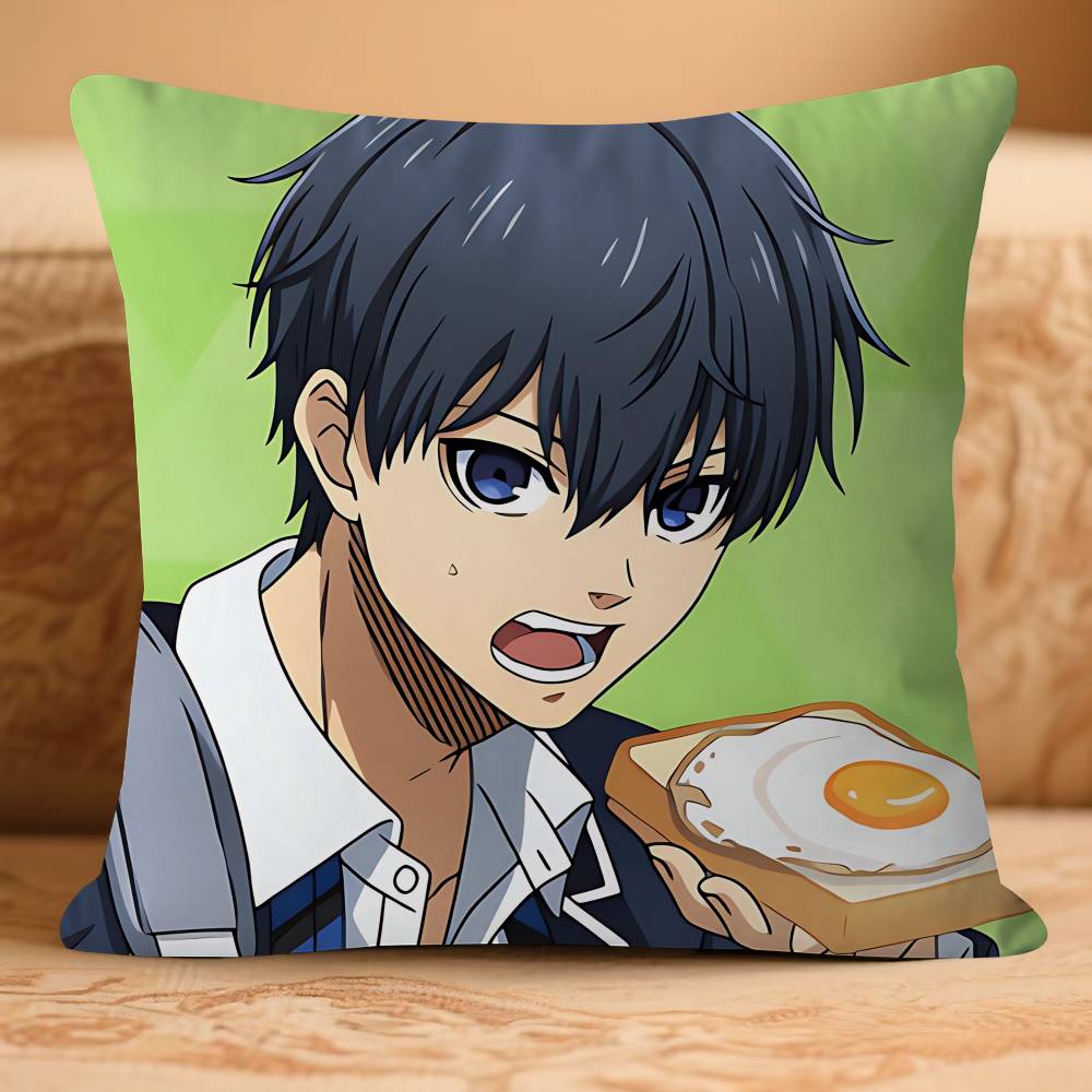 

Аниме Йоичи Исаги Наволочка Съемная Моющаяся Наволочка – Всесезонный Мягкий Лен 16x16Inch