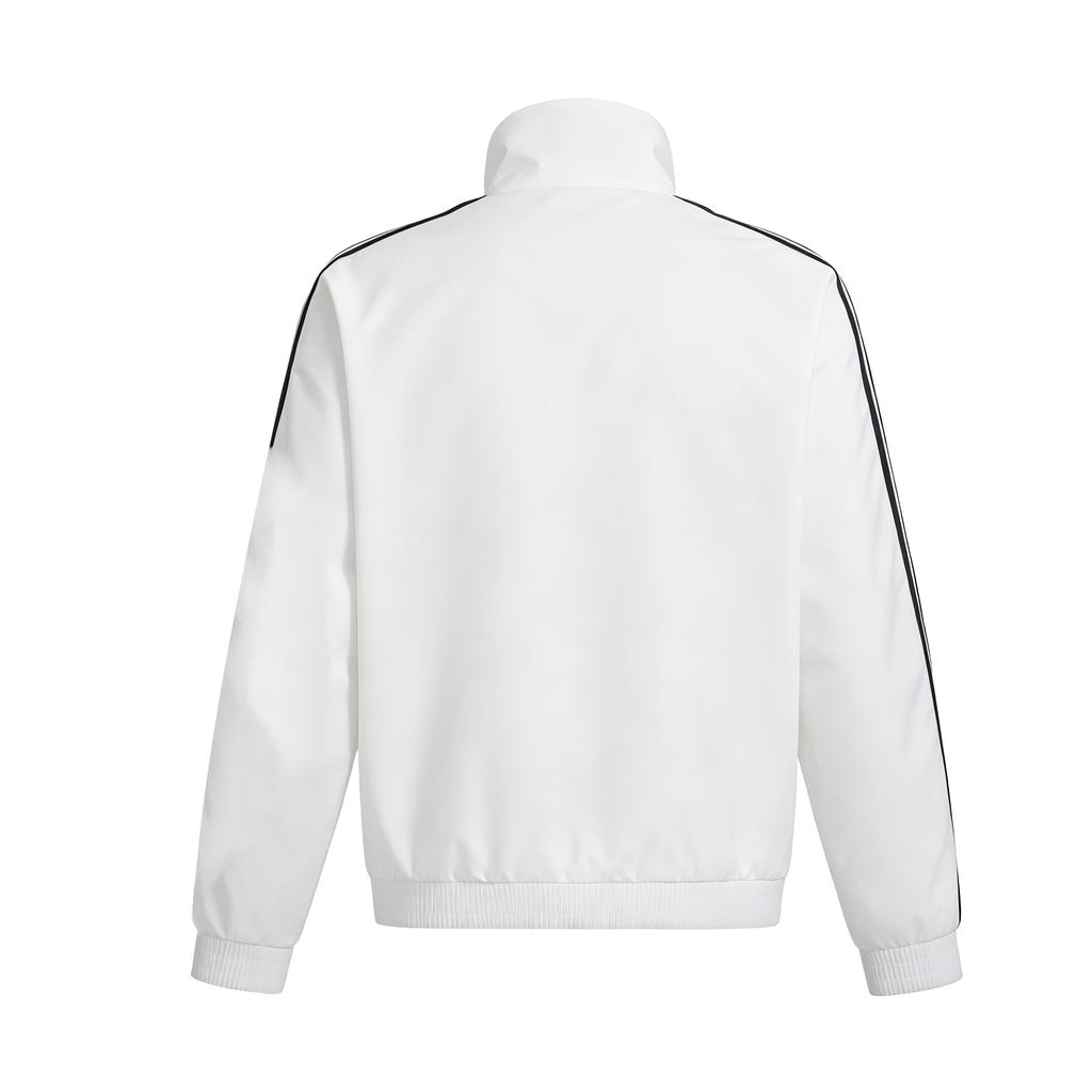 Adidas Originals RETRO TREFOIL Jackets Unisex Bright White Stand Colla