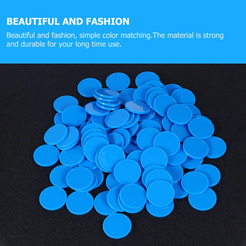 TOYANDONA Counting Chips, Set of 400, 4 Colors, Plastic Marbles, Math Learning, Coins, Counters, Rewards, Tokens, Medals, Numbers, Counting,