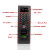 RS485 TCP/IP USB Biometrisk Fingeravtryck Utomhus Åtkomstkontroll IP65 Vattentät 125Khz fingeravtryck RFID-kortläsare