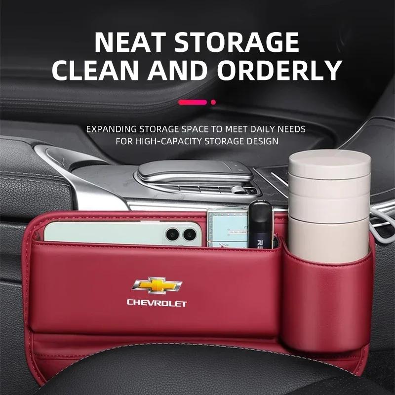 Car Seat Gap Organizer Storage Box Auto Interior Accessories For Chevrolet Spark Captiva Cruze Malibu Equinox Trax Camaro Bolt