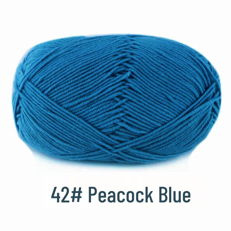 Suhe 4-Ply Combed Milk Cotton Yarn for Crochet & DIY Knitting Projects