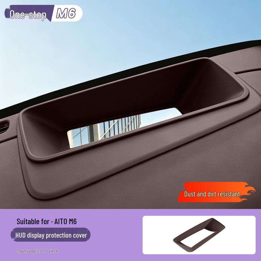 AITO M6 Head-Up Display Protective Silicone Cover - Dustproof Decor for 26 Models