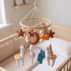 Baby-Mobile mit Alpaka Llama Kinderzimmer Handgefertigt für Neugeborene, werdende Eltern