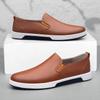 Fashion Genuine Leather Men's Shoes Casual Italian Mens Loafers Moccasins Luxury Formal Slip on Flats Male Boat Shoes Business Shoes
