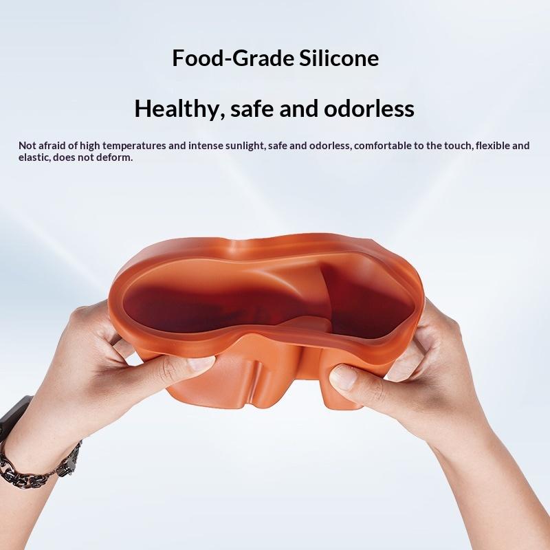 For Li L8 L9 2025 2024 Lixiang Third Row Central Control Wireless Charging Silicone Cup Holder Storage Pad
