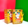 Navidad Party Book Designs Packaging Paper Boxes Christmas Gift Box Candy Boxes Biscuit Carrier