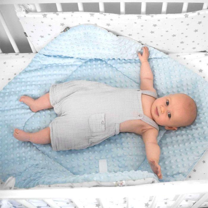 Couverture d'emmaillotage minky STELLA