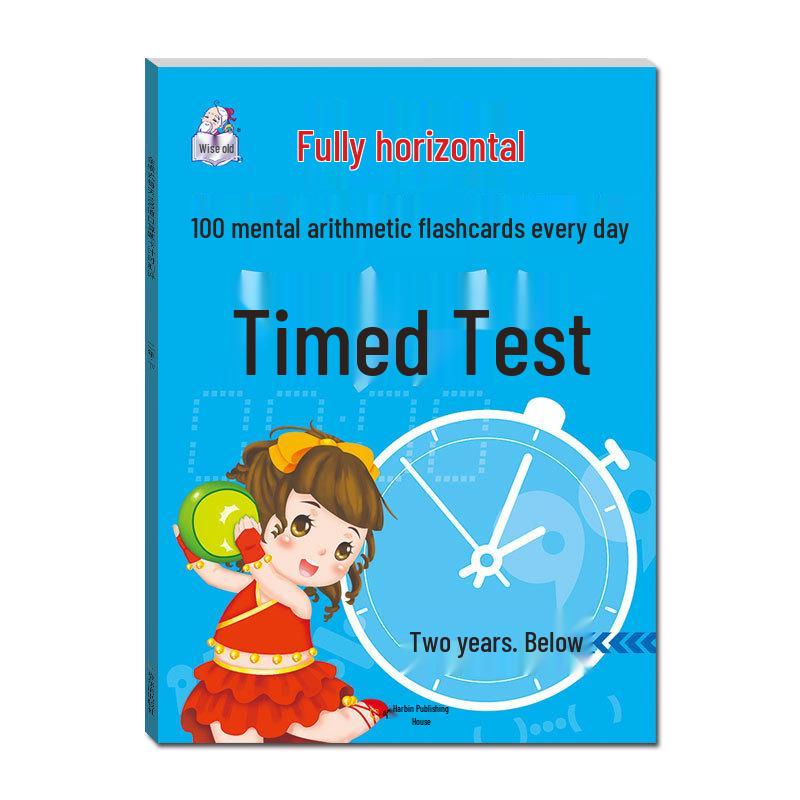 Renjiao Edition Year 1-2 Daily 100 Mental Math Problems: 2nd-3rd Grade Timed Assessment Cards