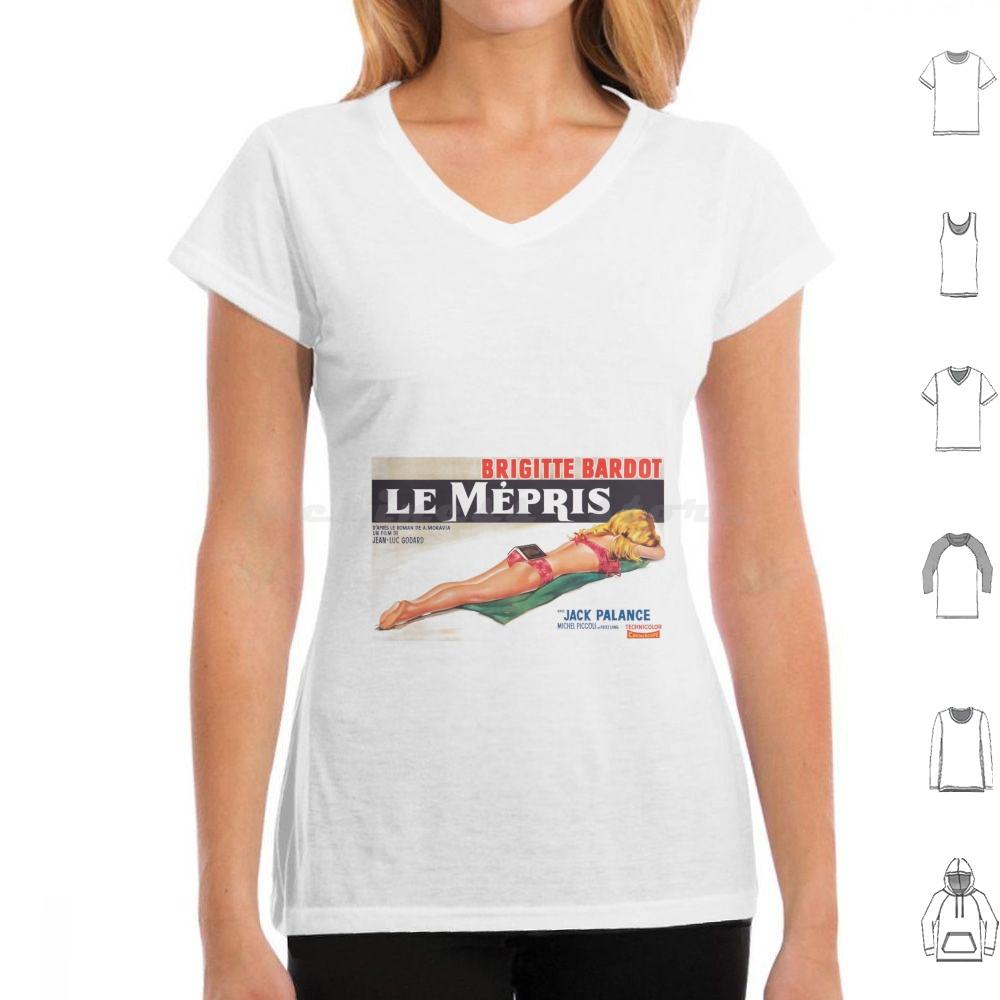 

Le Mepris T Shirt Cotton Men Women DIY Print Brigitte Jean Luc Godard Godard Cinema French Cinema French Movies Movies New Wave 3XL