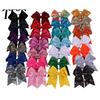 Dance Team Hair Ties Sequins Bows, Elastic Tie, Large Cheerleading Performance Band Ponytail Holder, Glitter Scrunchies for Women Girls Teens