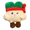 Cute Garlic Eggplant Vegetable Plush Toy With Embroidered Design Gift For