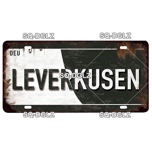 

[SQ-DGLZ]Germany City License Plate Metal Sign Vintage Plaque Tin Sign Wall Decor Bar Decor BERLIN Team Flag Poster 15x30cm(5.9x7.8inch)