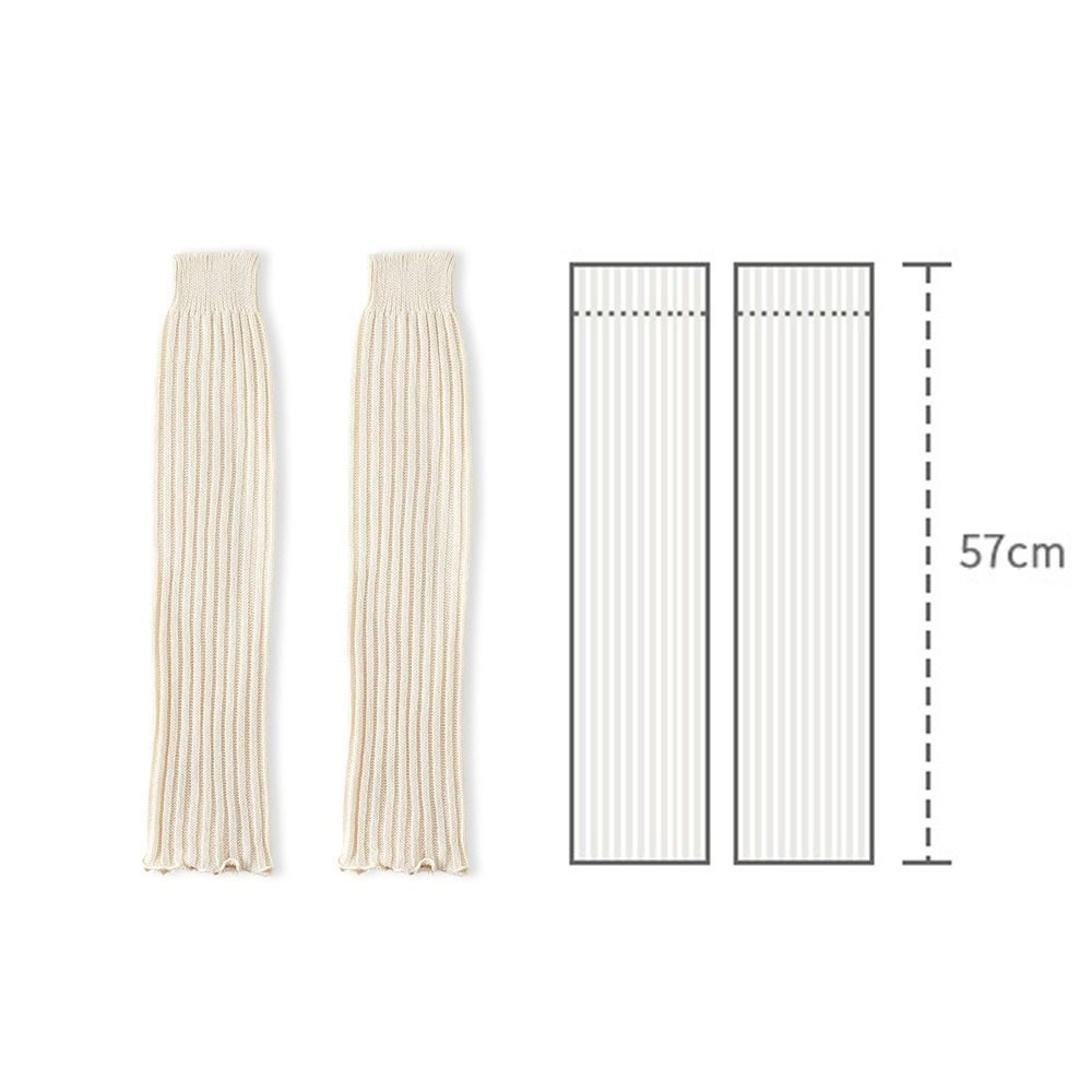 Solid Color Lolita Leg Warmers Crochet Pattern Middle Tube Socks Crochet Socks  Cold Weather