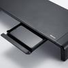 llano Q5 Adjustable Monitor Stand with Storage Drawer