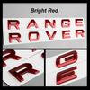 3D ABS Car Front Hood Emblem Badge Decal Letters Sticker Range Rover Logo For Land rover range rover series Discovery Evoque XS1