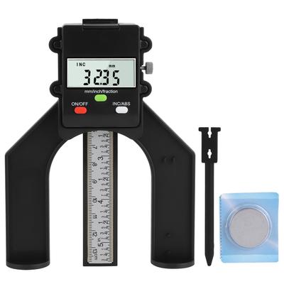 0?80mm Professional Electronic Digital Depth Gauge DIY Woodworking Ruler Height Gauge for Saw Table