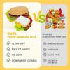Geschenk Filz Essen Hamburger Sandwich Spiel Essen Set (28 Stück) Weihnachten Halloween Weihnachten, Halloween, Thanksgiving Geschenk