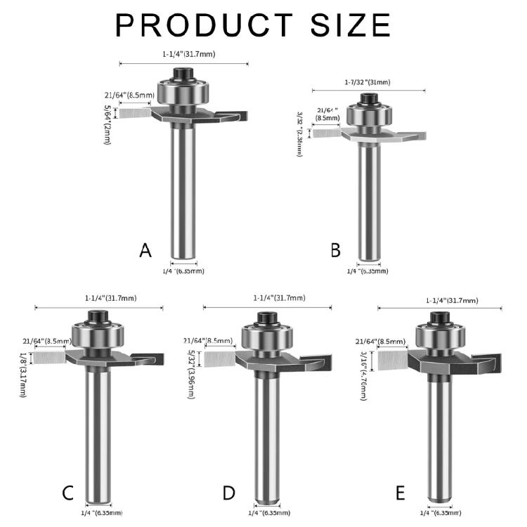 Multiple Color Milling Router Bit Slotting T Handle Cutter Offering Smooth Operation For Precise Work In Art And Crafts