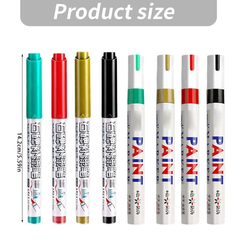 Stone Inscription Pen Fade And Water Resistance Stone Paint Marker For Outdoor Gravestones And Tombstone Restoration
